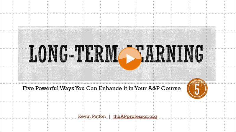 Long Term Learning cover slide