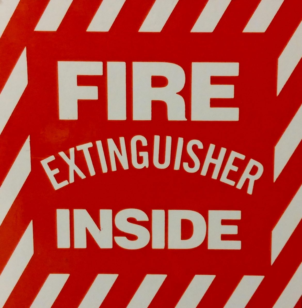 fire extinguisher inside